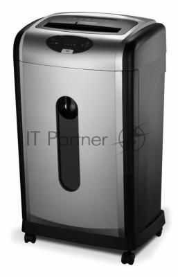 Шредер Office Kit S210 4x40 (секр.P-4)/фрагменты/15лист./28лтр./скрепки/скобы/пл.карты/CD