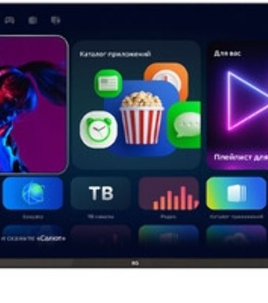 Телевизор BQ 32" 32FS34B черный DLED HD 60Hz СалютТВ
