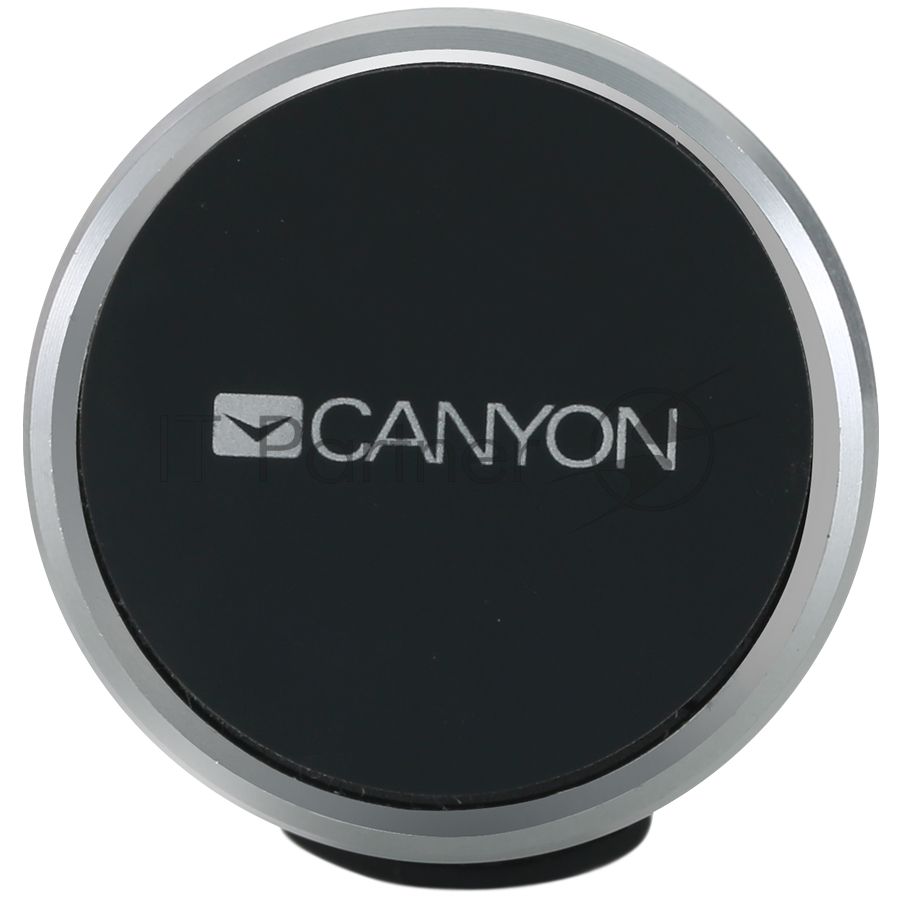 Держатель автомобильный Canyon Car Holder for Smartphones,magnetic suction function,with 2 plates(rectangle/circle), черный,40x35x50мм 0.033kg