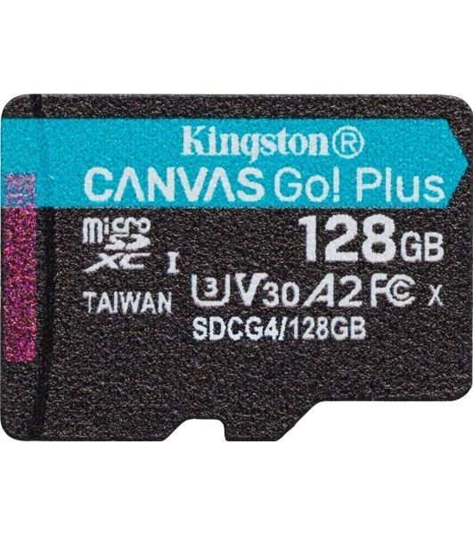 Флеш карта microSDXC 128Gb Kingston SDCG4/128GbSP Canvas Go! Plus w/o adapter