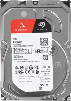 Жесткий диск HDD Seagate IronWolf 8Tb 5400rpm SATA 256Mb 3.5"