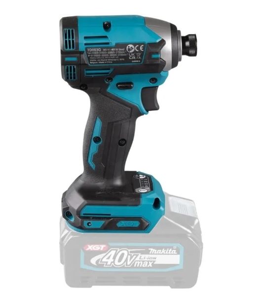 Шуруповерт Makita TD003GZ, 40 В, 0 Ач, 210 Нм, щеточный, ударный