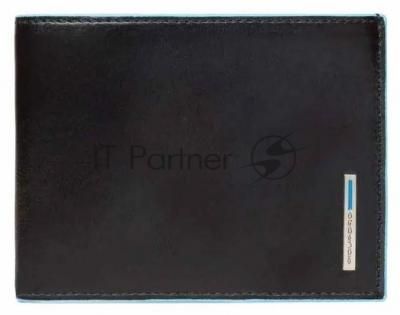 Кошелек мужской Piquadro Blue Square PU1241B2R/N черный натур.кожа