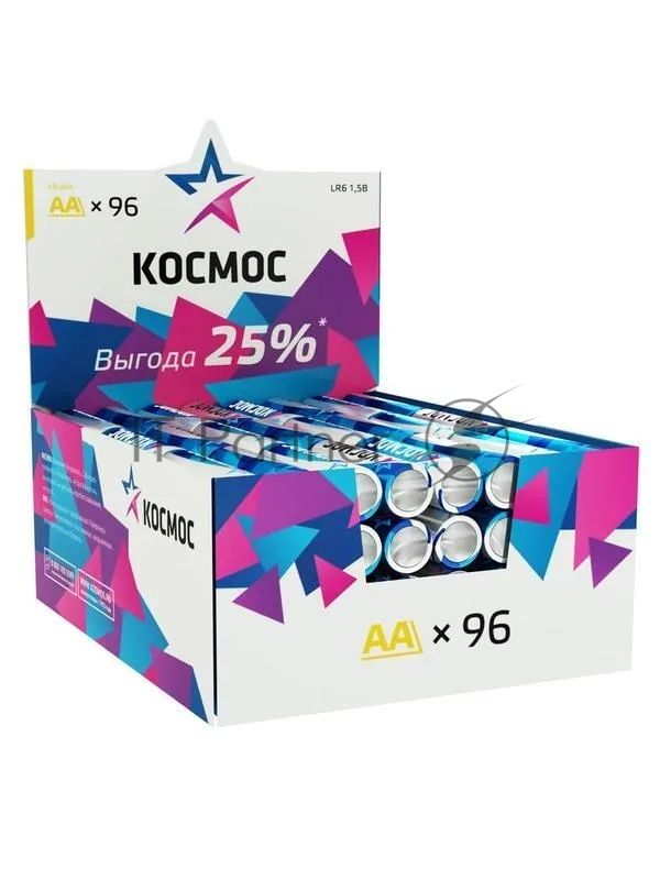 Батарейка Космос KOCLR6_96BOX LR6 (уп.96шт.)