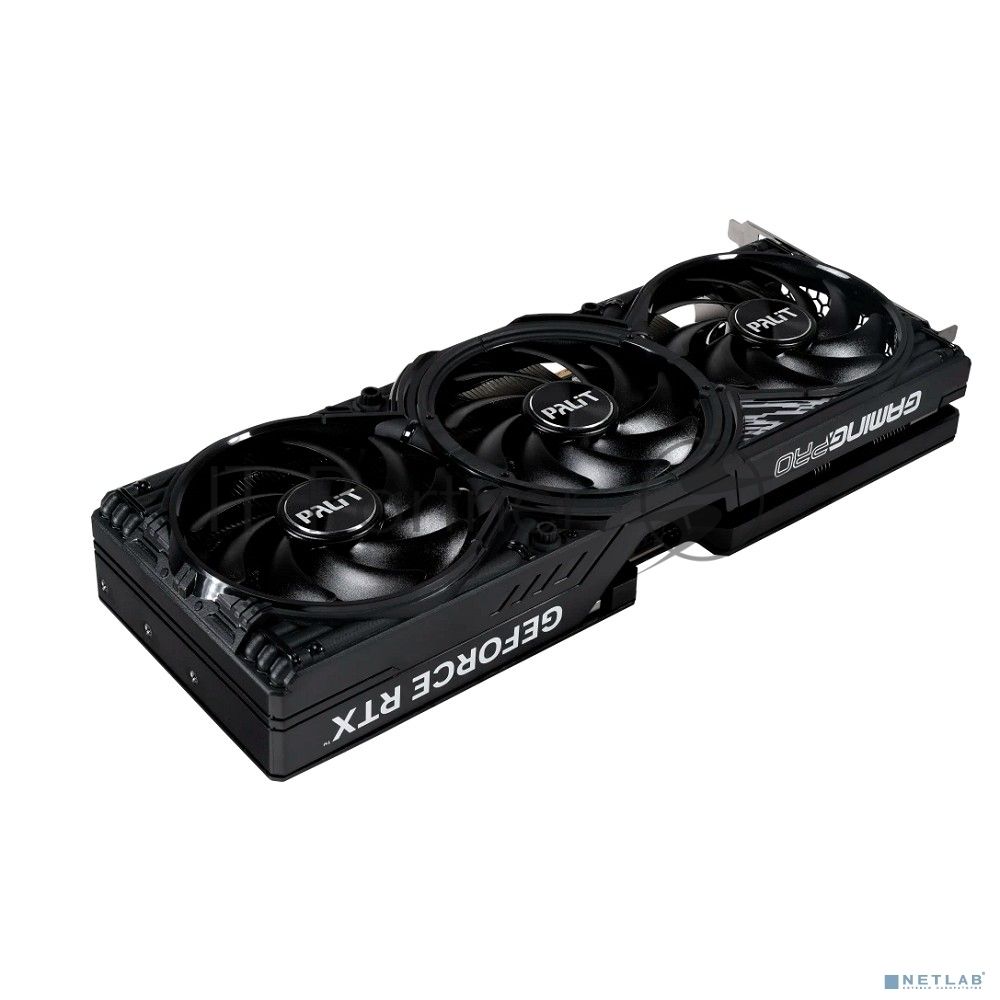 Видеокарта Palit GeForce RTX 5070 Ti GamingPro-S OC, 16 GB GDDR7, 256 bit, 3xDisplayPort, HDMI, GPU 2482 MHz