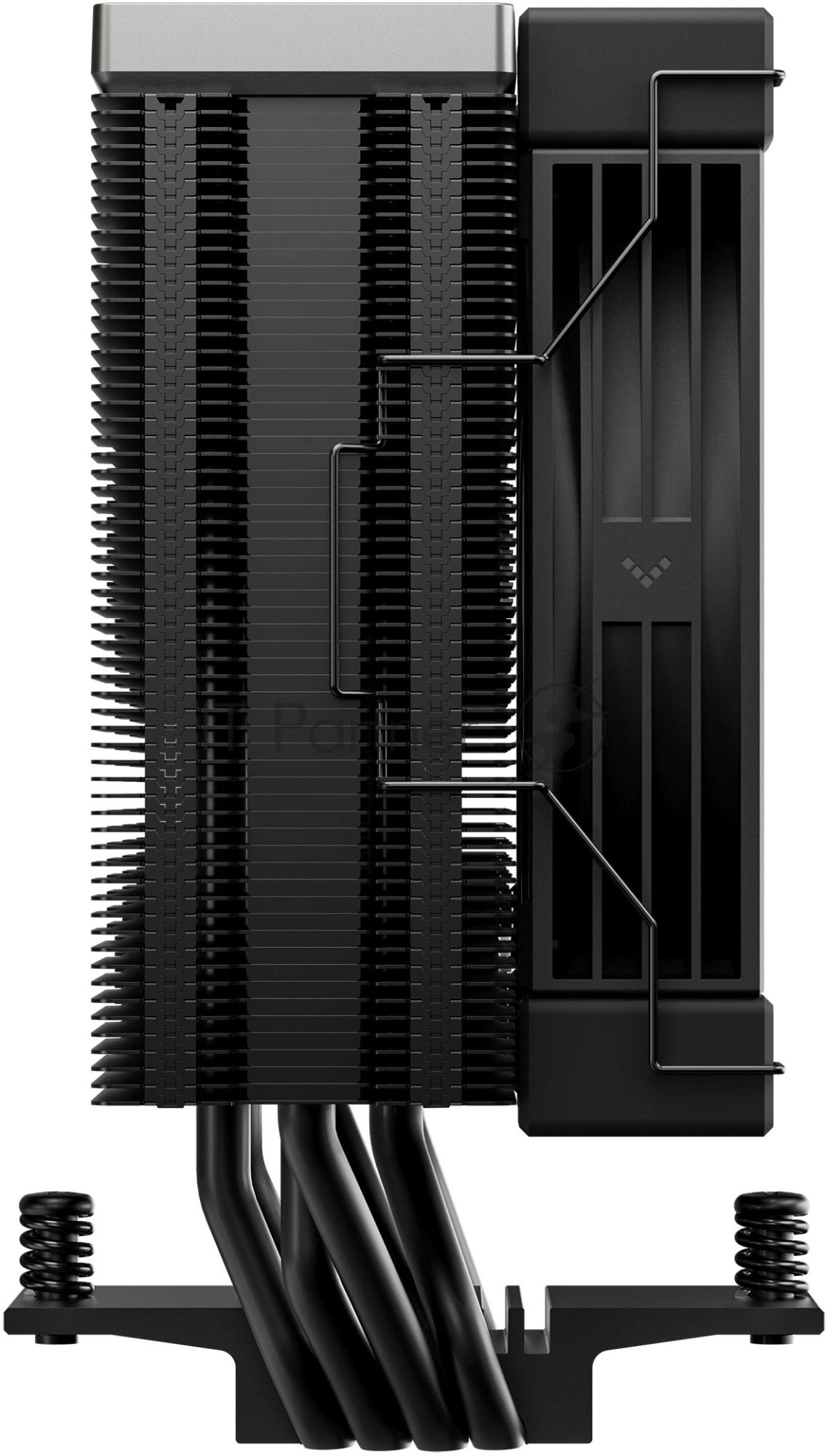 Кулер для процессора DEEPCOOL AK400 G2 DIGITAL NYX LGA1851/1700/1200/115X/AM5/AM4 (12шт/кор, TDP 220W, PWM, Fan 120mm, 4 тепл. трубки, черный) RET