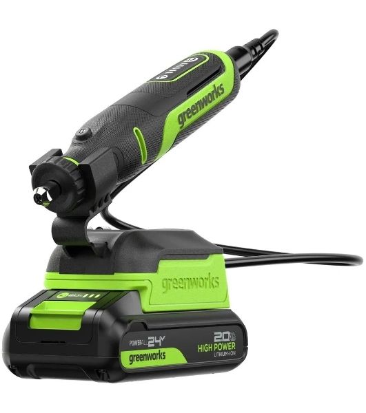 Гравер Greenworks G24RT 50Вт насадок:52