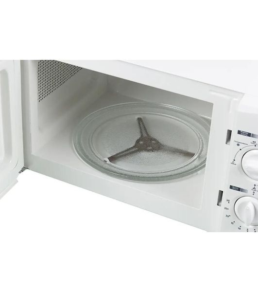 Микроволновая печь Mystery MMW-2009G белый, 20 л, 700 Вт, переключатели - поворотный механизм