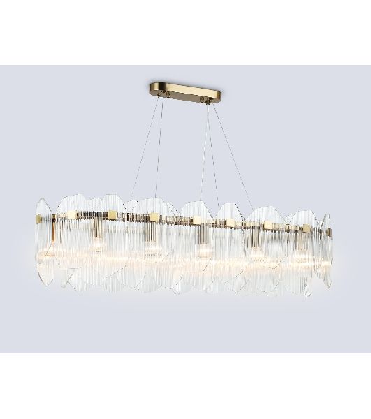 Светильник Ambrella light LH31255/12 BS/CL латунь/прозрачный E14*12 max 40W 1000*340*270