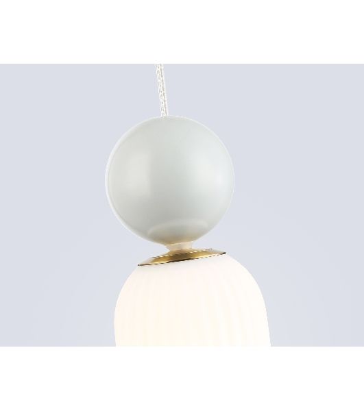 Настенный светильник Ambrella light LH53108 BS/GR/FR латунь/серый/белый матовый G9 max 28W 100*200*570