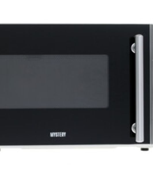 Микроволновая печь Mystery MMW-2032 черный/серебристый, 20 л, 800 Вт, переключатели - поворотный механизм