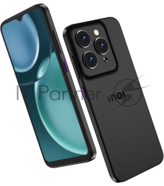 Смартфон INOI Note 15 6+10*/256GB, Titanium черный