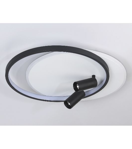 Светильник Ambrella light FL5137/2+2 WH/BK белый/черный 66W 3000K/4200K/6400K+4200K 500*420*130 (ПДУ ИК)
