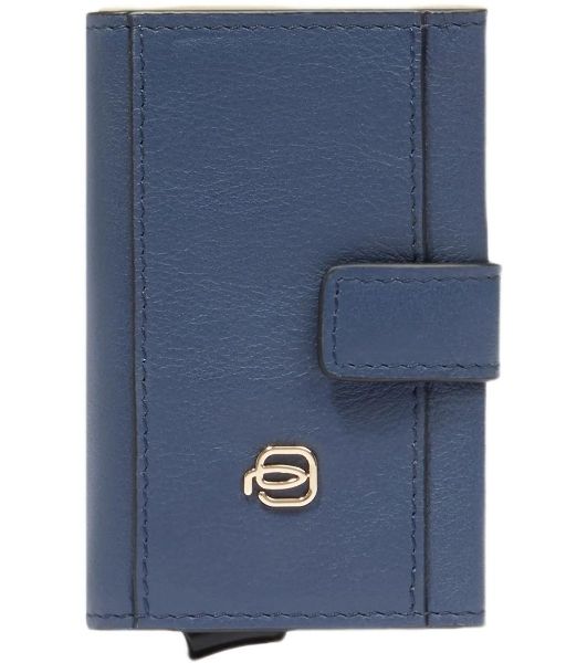 Картхолдер Piquadro Lyra PP5649W92R/BLU4 синий, натуральная кожа