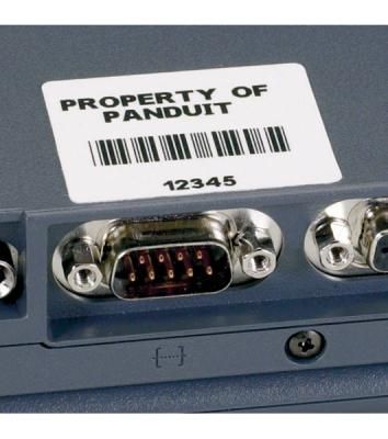 Этикетка Panduit (C200X100YJC) 50.8х25.4 мм полиэстер бел. кассета 750шт