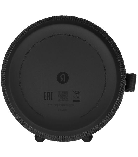 Умная колонка Яндекс Станция Стрит, 30Вт, компактная, 2 динамика, Wi-Fi, Bluetooth 5.0, Алиса, черный