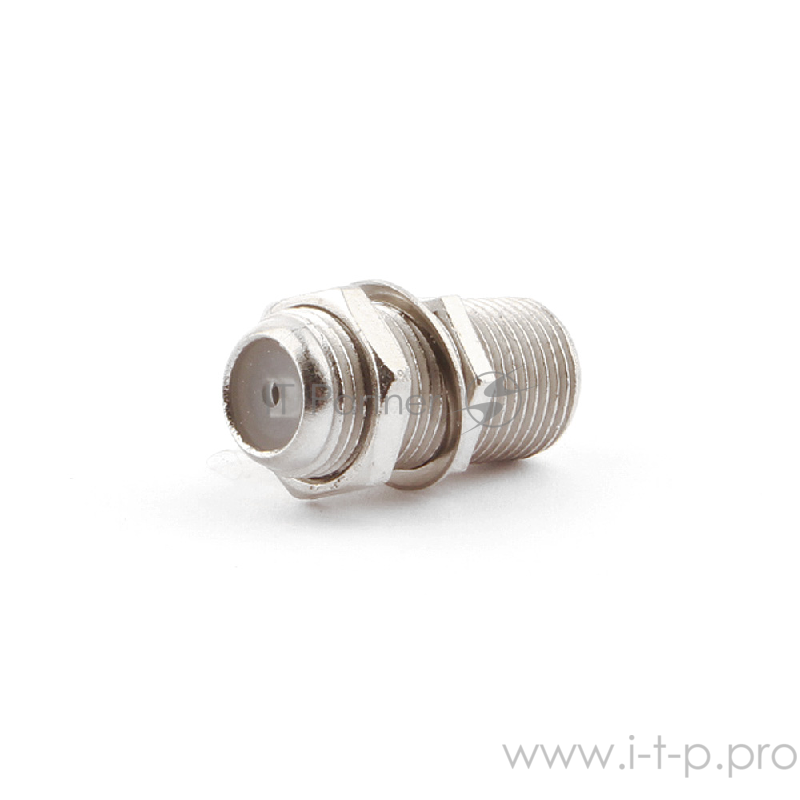 Соединитель Cablexpert APL-FF-01, F (мама)/F (мама) с гайкой и шайбой, блистер