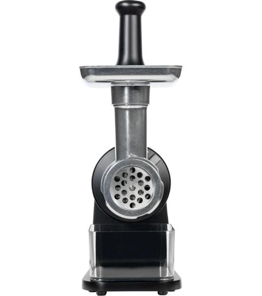 Мясорубка электрическая Hiberg MG 990 B черный, 2000 Вт, 2.0 кг/мин, реверс, защита от перегрузки, насадки - 6