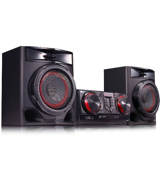 Мини-аудиосистема LG CJ44 черный 480Вт FM USB BT