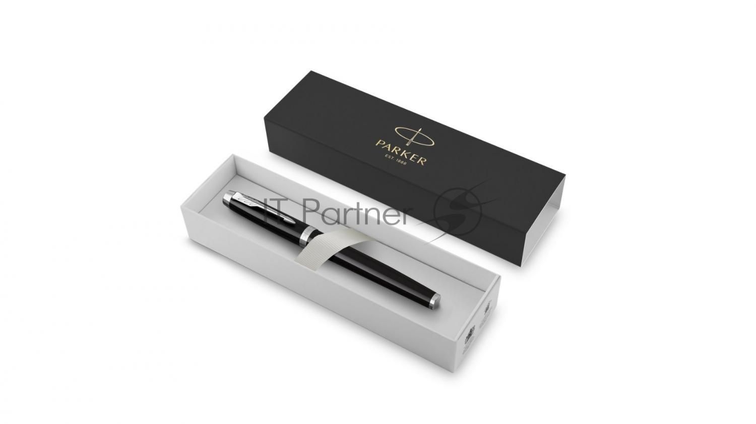 Ручка перьевая Parker IM Core F321 (CW1931644) Black CT, F, сталь нержавеющая, подарочная коробка