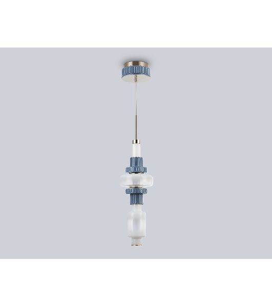 Светильник Ambrella light LH53121 GD/WH/GB золото/белый/серо-синий 19W 3000K D160*1880