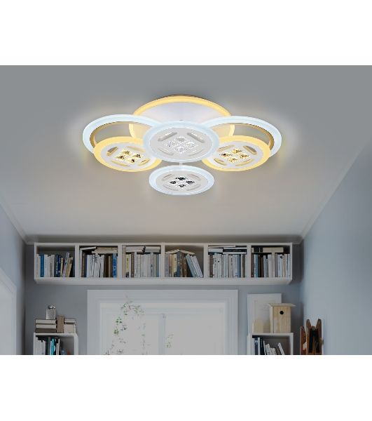 Светильник Ambrella light FA2951/6 WH белый 4200K/3000K+6400K/6400K+3000K 125W 550*405*150 (ПДУ ИК)