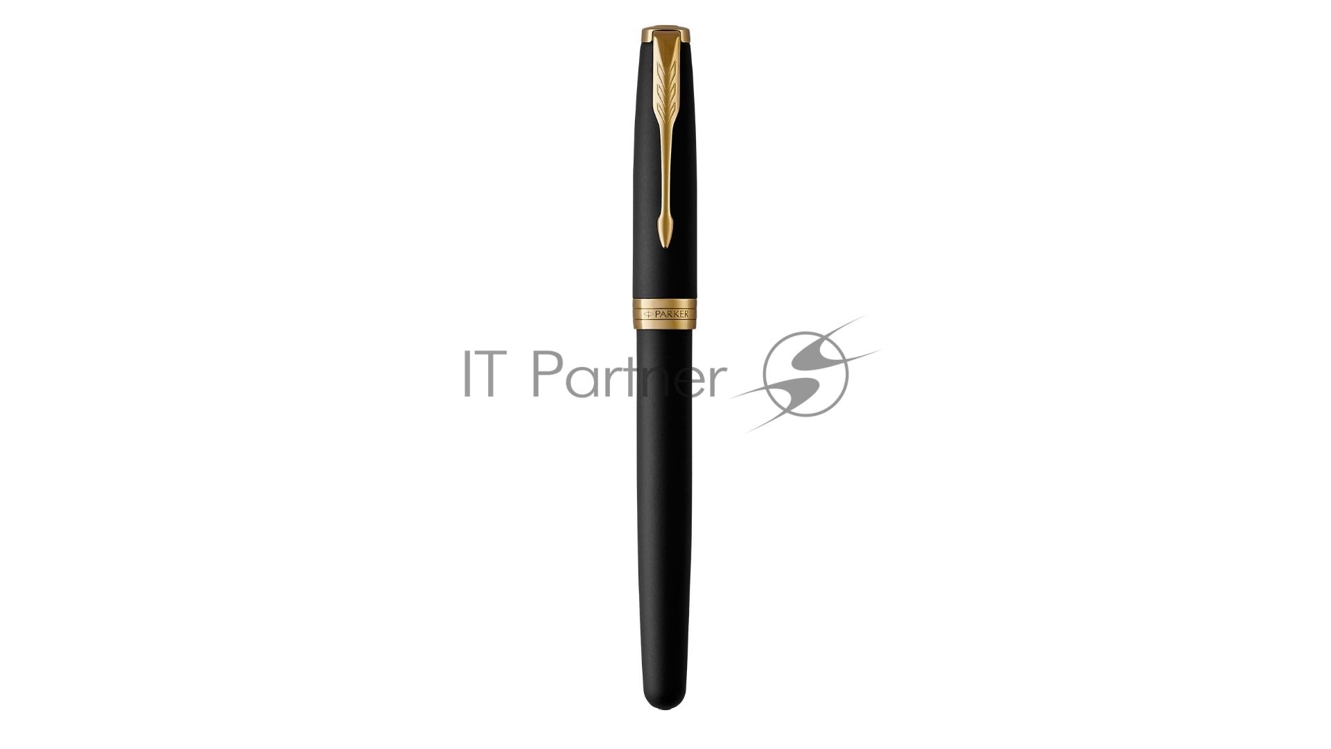 Ручка роллер Parker Sonnet Core T528 (CW1931518) Matte Black GT, F, черные чернила, подарочная коробка