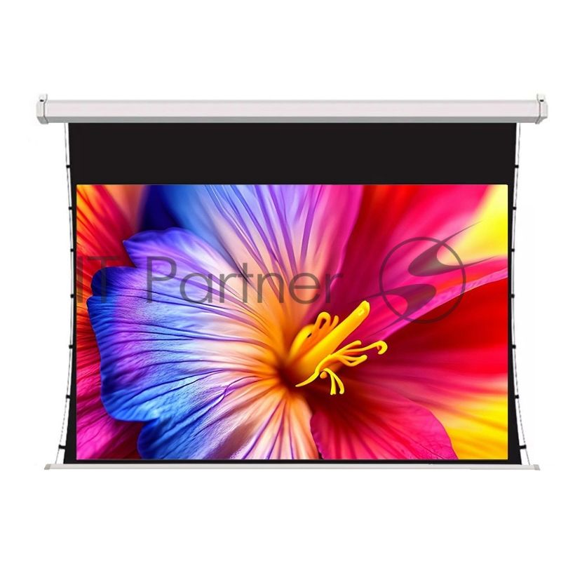 Экран для проектора S'OK SCPSMT-360x270FG-ED60 177 " 4:3 настенно-потолочный, моторизованный с боковым натяжением, белый, ED60 см