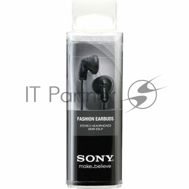 Наушники вкладыши Sony MDR-E9LP 1.2м черный проводные в ушной раковине