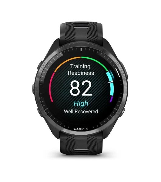 Умные часы Garmin Forerunner 965, 1.4" AMOLED, Wi-Fi, Bluetooth, NFC, GPS, 50м, черный / серый