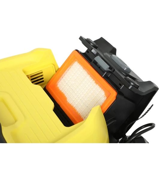 Строительный пылесос Karcher WD 5 S V-25/5/22 желтый, 1100 Вт, уборка сухая/сбор воды, пылесборник мешок/контейнер, 25 л