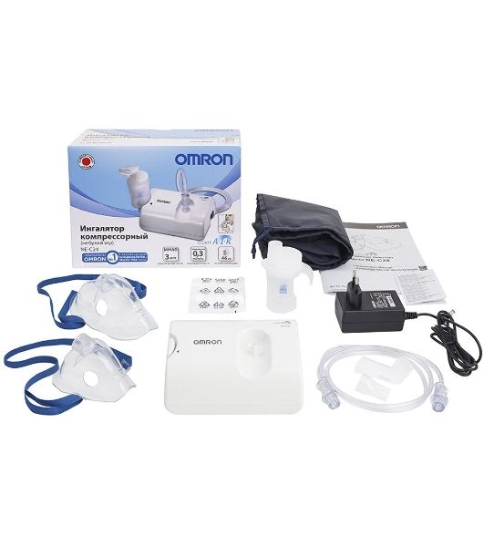 Ингалятор OMRON NE-C24 (NE-C801S-RU) компрессорный