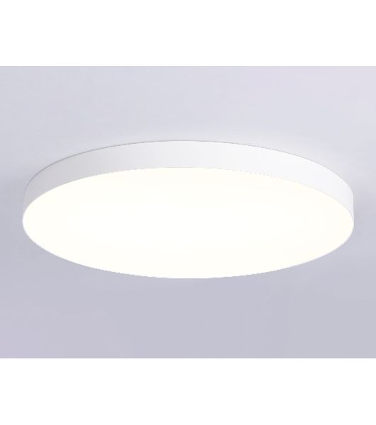 Потолочный светодиодный светильник Ambrella light FV5539 WH белый LED 130W 3000K D800*58 (Без ПДУ)
