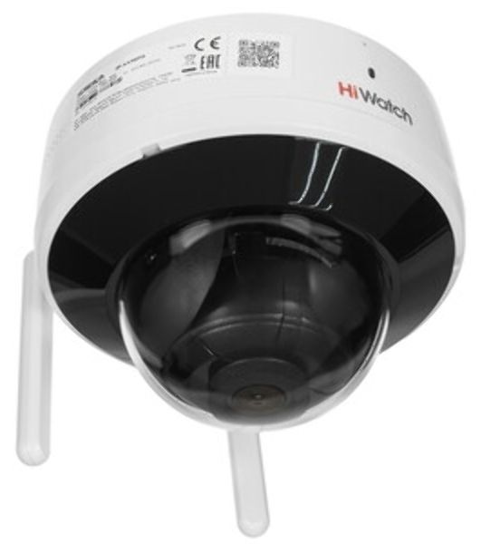 Купольная 2Мп IP-камера HiWatch DS-I252W(E)(4mm) - c EXIR-подсветкой до 30м и WiFi