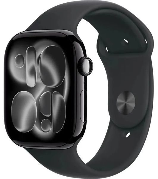 Умные часы Apple Apple Watch Series 11 GPS A3333 1.96" OLED, 4G (LTE), Wi-Fi, Bluetooth 5.3, NFC, IPX8, черный