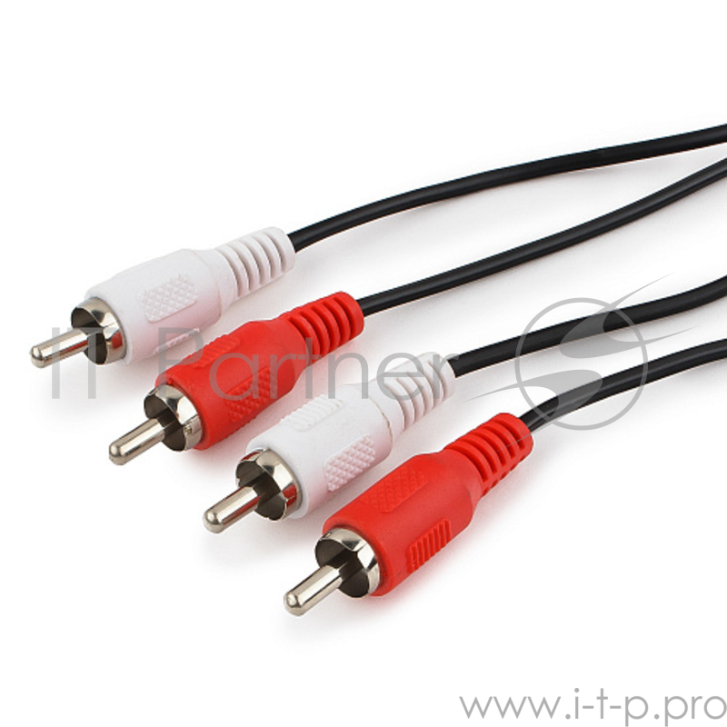 Кабель аудио Cablexpert CCA-2R2R-15M, 2xRCA - 2xRCA, 15м