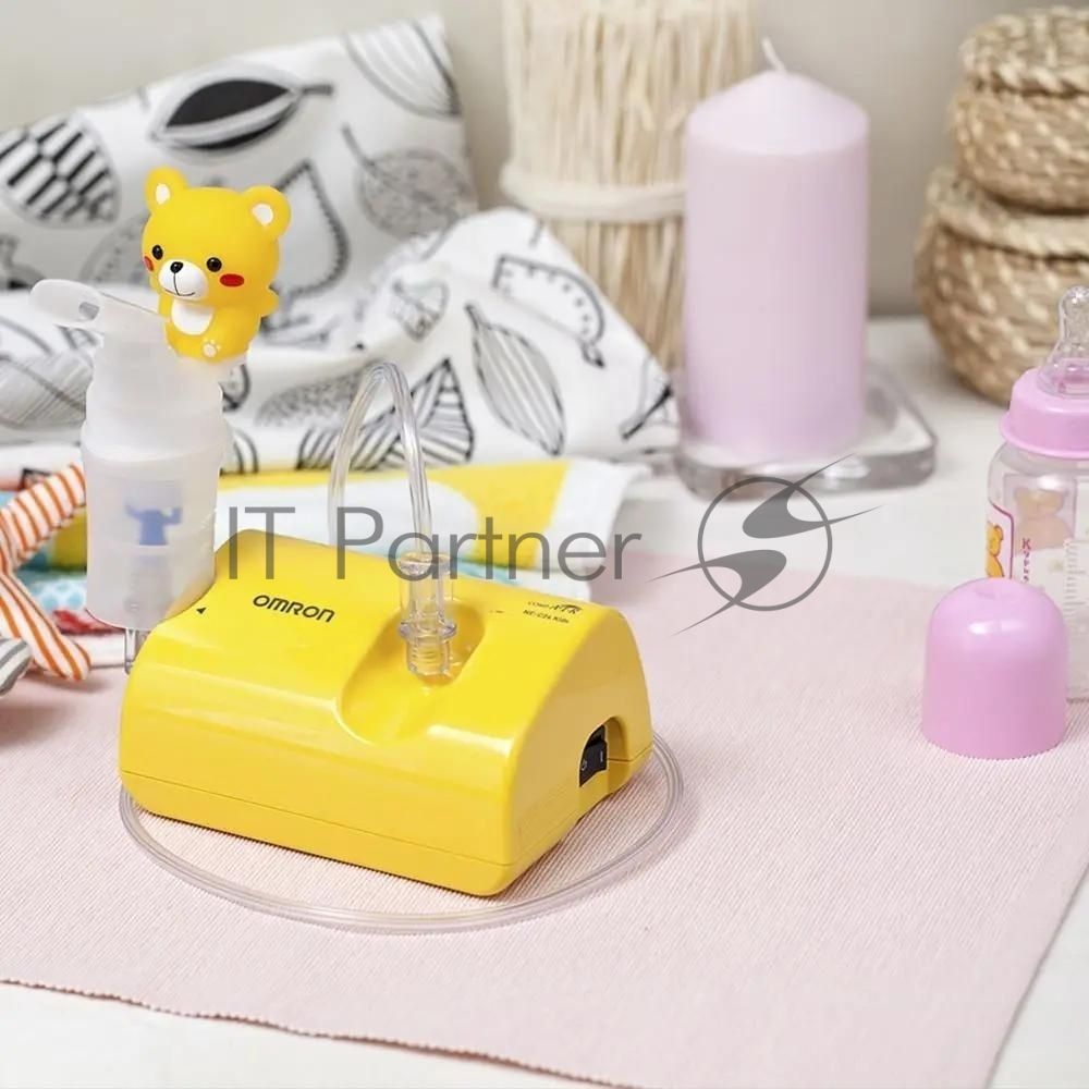 Ингалятор OMRON NE-C24 Kids компрессорный, детский, желтый