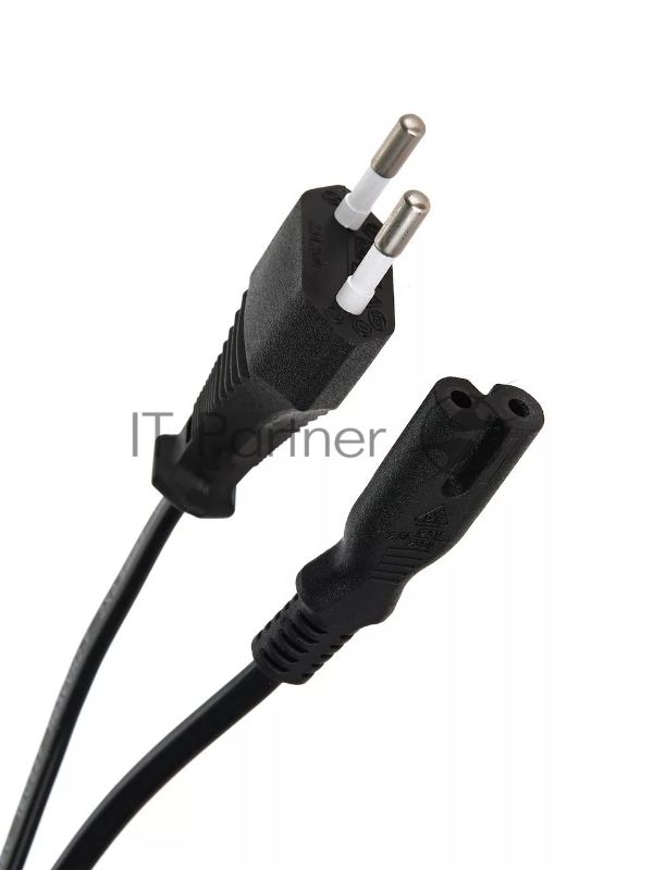 Кабель для аудио-видео техники IEC-320-C7--розетка 220V, 2-pin, 1,8м, медь, VCOM