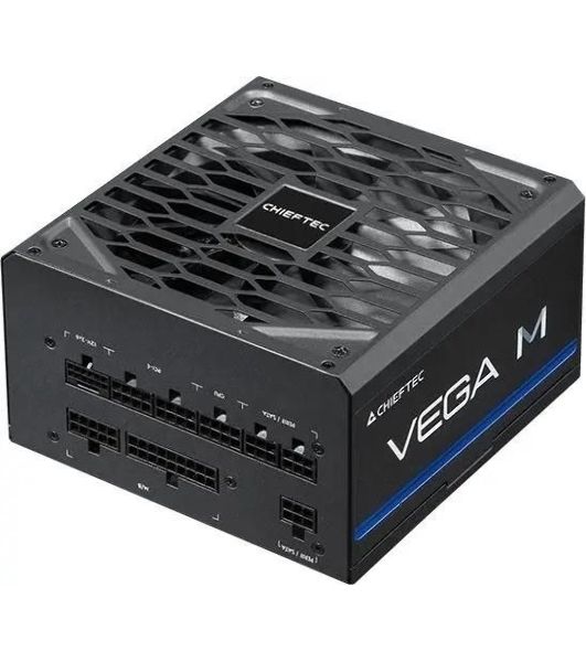 Блок питания Chieftec Vega M PPG-750-C (ATX 3.1, 750W, 80 PLUS GOLD, Active PFC, 135mm fan, Gen5 PCIe, Full Cable Management) Retail