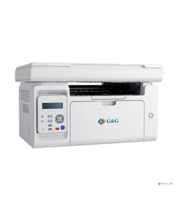 МФУ G&G M2022NW A4, лазерное, черно-белое, 22стр/мин, 1200x1200dpi, 800МГц, 256Мб, WiFi/USB/Ethernet, 1600стр/картридж, белый корпус (аналог Pantum M6506NW, картридж GT202T)(M2022NW)