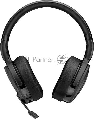Беспроводные/проводные наушники EPOS Adapt 560 черный, накладные, Bluetooth + USB, активное шумоподавление