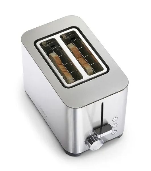 Тостер CASO Classico T2 Duo серебристый, 850 Вт, 2 слота