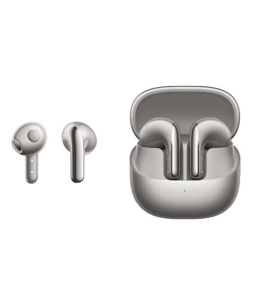 Наушники TWS Xiaomi Buds 5 серый, вкладыши, Bluetooth, активное шумоподавление, до 6 ч
