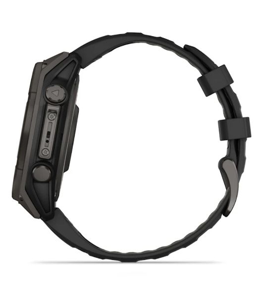 Умные часы Garmin Fenix 8, 1.6" AMOLED, Wi-Fi, Bluetooth, NFC, 100м, серый / черный