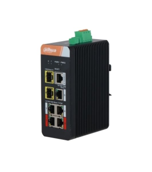 Коммутатор Dahua DH-IS4207-4GT-120 5G 2SFP 4PoE 120W неуправляемый