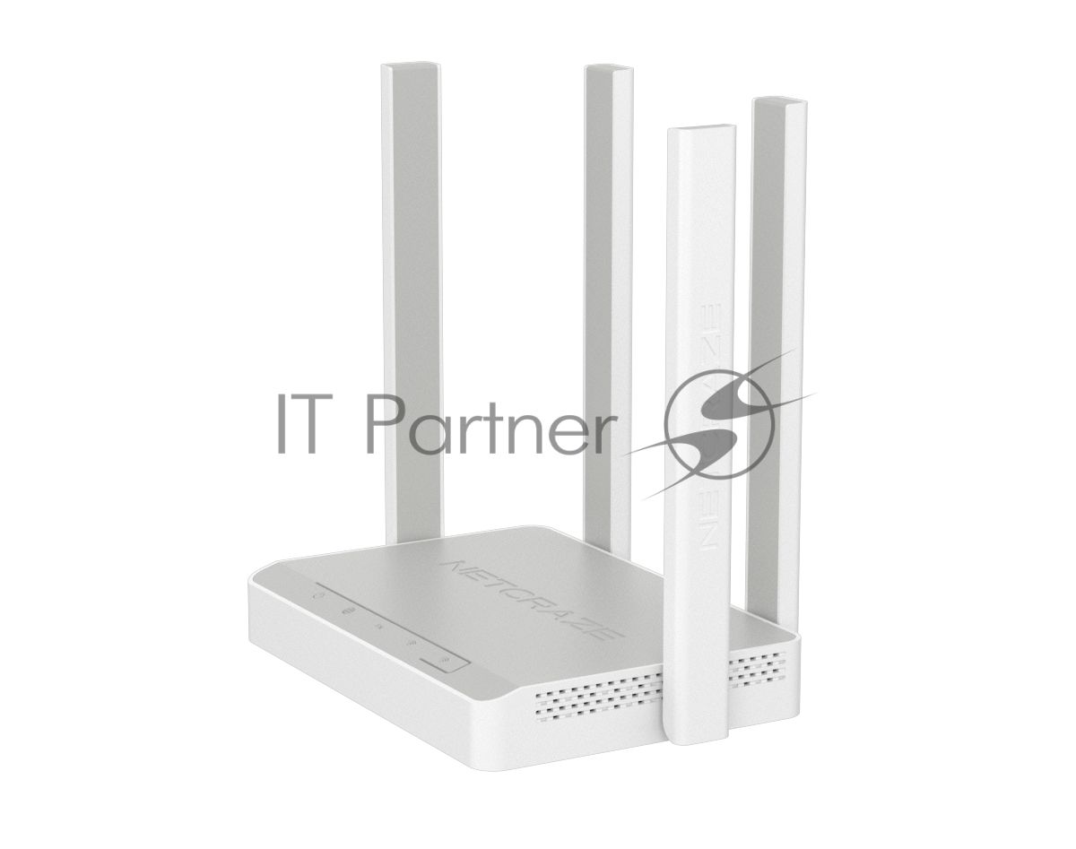 Гигабитный интернет-центр Netcraze Speedster (NC-3013) с Mesh Wi-Fi 5 AC1200, 4-портовым Smart-коммутатором и переключателем режима роутер/ретранслятор