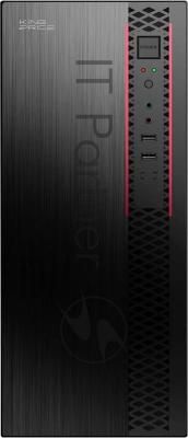Компьютерный корпус KingPrice KPCC-MD202 черный без БП ATX 1x80mm 4x120mm 2xUSB2.0 audio