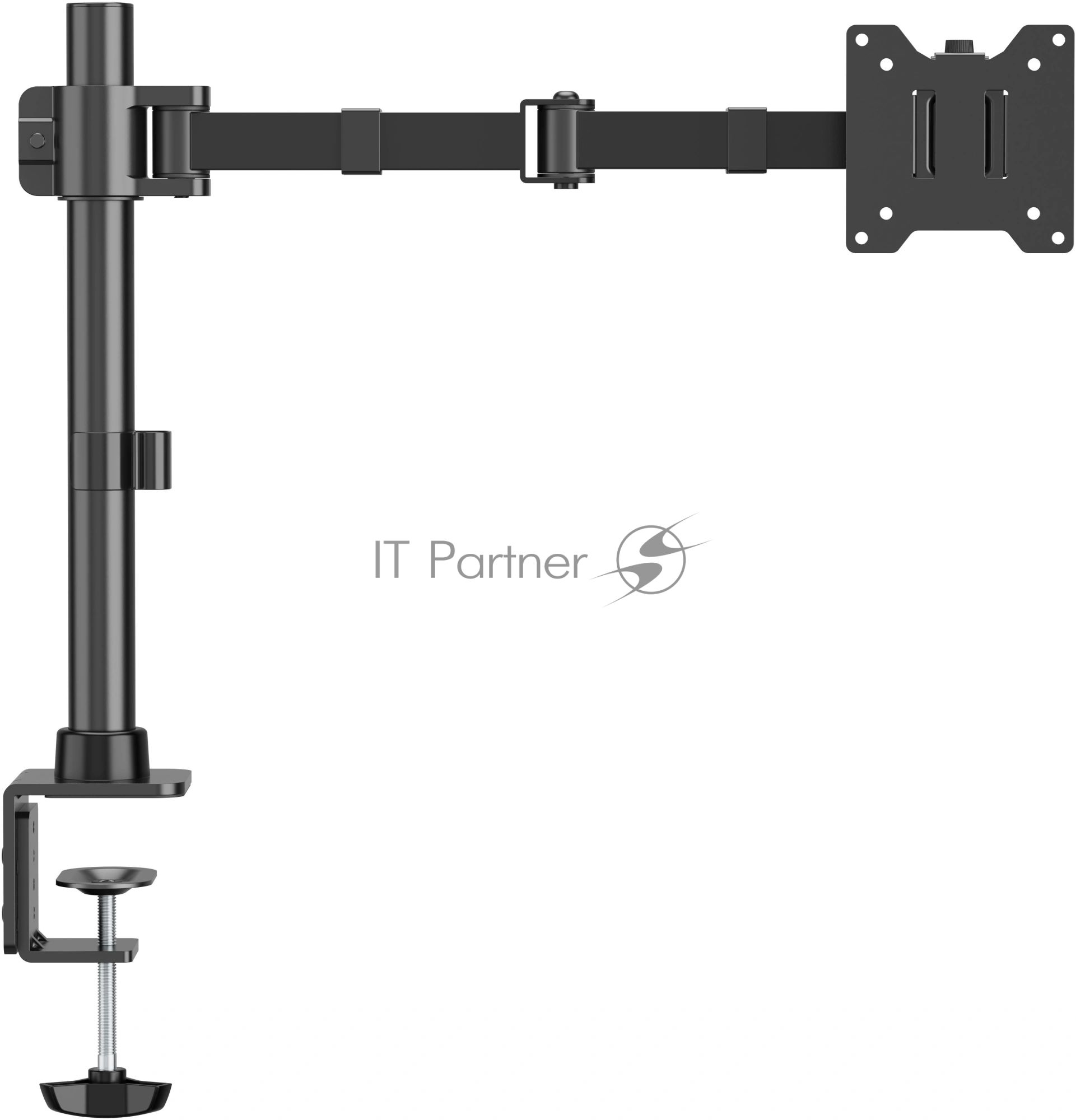 Кронштейн для мониторов Cactus CS-VM-D49-BK черный 17"-49" макс.20кг настольный поворот и наклон