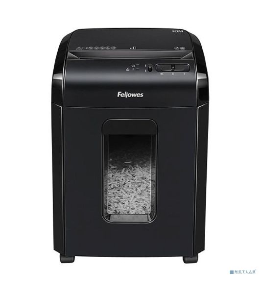 Шредер Fellowes Powershred 10M FS-4630601 DIN P-5, 2х15мм, 10лст., 19лтр., Safety Lock, с микрорезкой