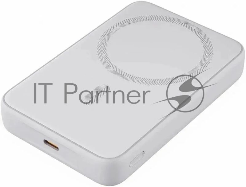 Портативный аккумулятор Aukey Magnetic 10000 Qi белый